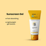 Buy Spring H2O Aqua Broad Spectrum Sunscreen Gel Spf 50 Pa++++ With Hyaluronic Acid 50 ml - Purplle