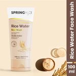 Buy Spring H2O Rice Water Face Wash Minimizes Pores And Skin Brightening 100 ml - Purplle