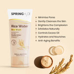 Buy Spring H2O Rice Water Face Wash Minimizes Pores And Skin Brightening 100 ml - Purplle