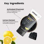 Buy Spring H2O Charcoal Face Wash With Activated Charcoal And Lemon Extract 100 ml - Purplle