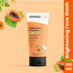 Buy Spring H2O Brightening Papaya Extract Face Wash For Instant Skin Brightening and Reduce Dark Spots 100 ml - Purplle