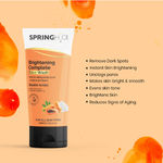 Buy Spring H2O Brightening Papaya Extract Face Wash For Instant Skin Brightening and Reduce Dark Spots 100 ml - Purplle
