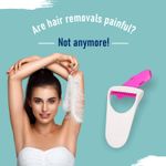 Buy Mildcares Glossy Body Razor For Women | Painless & Easy Hair Removal | No Cut & Irritation | For Legs, Bikini & Underarms | Anti Slip Grips | Safe, Comfortable & Travel Essentials (80 gm) - Purplle