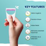 Buy Mildcares Glossy Body Razor For Women | Painless & Easy Hair Removal | No Cut & Irritation | For Legs, Bikini & Underarms | Anti Slip Grips | Safe, Comfortable & Travel Essentials (80 gm) - Purplle