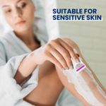 Buy Mildcares Glossy Body Razor For Women | Painless & Easy Hair Removal | No Cut & Irritation | For Legs, Bikini & Underarms | Anti Slip Grips | Safe, Comfortable & Travel Essentials (80 gm) - Purplle