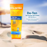Buy VLCC De Tan SPF 50 PA+++ Sun Screen Gel Creme(100 gm+25%extra)-125 gm - Purplle