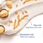 Buy Dove Exfoliating Body Polish, Body Scrub, Deeply Nourishing Crushed Macadamia and Rice Milk, Moisturises & Brightens Skin, Sulphate Free (100 gm) - Purplle