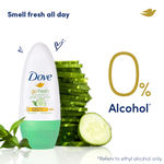 Buy Dove CUCUMBER Deodorant Roll On For Women, Antiperspirant Underarm Roll On Removes Odour, Keeps Skin Fresh & Clean, Alcohol Free, Paraben Free (40 ml) - Purplle