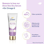 Buy Dove Radiant + Care Deodorant Dry Serum 3% Niacinamide + 10X Omega 6 (40 ml) - Purplle