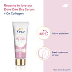 Buy Dove Radiant + Care Deodorant Dry Serum 3% Niacinamide + 10x COLLAGEN (40 ml) - Purplle