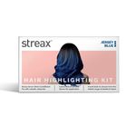 Buy Streax Mini Hair Colour Highlight Kit, Jersey Blue, DIY Application, 55 gm - Purplle