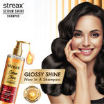 Buy Streax Serum Shine Paraben Free Shampoo for Frizzy and Dry Hair with Silicon Boosters, 240 ml - Purplle