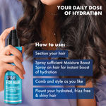 Buy Streax Moisture Boost Spray Hair Serum, 50 ml for Women & Men II Hydrating, Frizz Free ,Smooth & Silky finish II With Fision AquaShield - Purplle