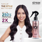 Buy Streax Professional Hold & Play Heat Protection Spray, 200 ml For Hair Styling For Men & Women, Hair Spray - Purplle