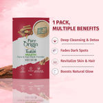 Buy Pure Origin Turkish Mulethi Face & Hair Pack Powder | Boosts Natural Glow | Skin Detox & Cleansing | Fades Spots | Revitalize Hair | 100 gm - Purplle