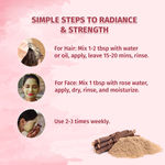 Buy Pure Origin Turkish Mulethi Face & Hair Pack Powder | Boosts Natural Glow | Skin Detox & Cleansing | Fades Spots | Revitalize Hair | 100 gm - Purplle