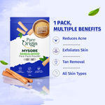 Buy Pure Origin Mysore Sandalwood Face Pack Powder | Reduces Acne | Removes Tan | Deep Exfoliation | All Skin Types | 200 gm - Purplle