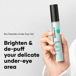 Buy Cureskin Bio-Peptide Under Eye Gel for Dark Circles for Women and Men, Gel based with Hyaluronic Acid & Peptides | Reduce Dark Circles, Puffiness & Wrinkles (15 ml) - Purplle