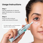 Buy Cureskin Bio-Peptide Under Eye Gel for Dark Circles for Women and Men, Gel based with Hyaluronic Acid & Peptides | Reduce Dark Circles, Puffiness & Wrinkles (15 ml) - Purplle