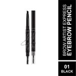 Buy Teen Teen Cosmetics Brow Artist xpress with Smudger Eyebrow Pencil, Deep Black, 0.35 gm - Purplle
