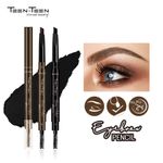 Buy Teen Teen Cosmetics Brow Artist xpress with Smudger Eyebrow Pencil, Deep Black, 0.35 gm - Purplle