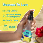 Buy Plum BodyLovin' Hawaiian Rumba Body Mist | Long Lasting Beachy Fragrance For Women & Men With Gardenia & Vanilla | High On Fun | Travel-Friendly Perfume Body Spray 100 ml - Purplle