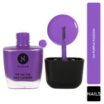 Buy SUGAR Cosmetics Tip Tac Toe Nail Lacquer Classic | Long-lasting, 100% Chip-resistant & Glossy Finish | 9 ml - 04 Purple Passion - Purplle