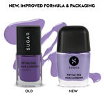 Buy SUGAR Cosmetics Tip Tac Toe Nail Lacquer Classic | Long-lasting, 100% Chip-resistant & Glossy Finish | 9 ml - 04 Purple Passion - Purplle