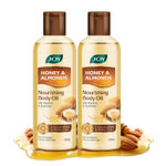 Buy Joy Honey & Almonds Body Oil for Women & Men | Nourishing Body Oil with Vitamin E & Sunscreen for All Skin Types | Daily Use Body Massage Oil After Bath for Moisturizing Dry Skin | Pack of 2 (200ml x 2) - Purplle