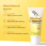 Buy Fixderma Shadow Sunscreen SPF 50+ PA+++ Gel Sunscreen For UVA & UVB Protection | Sunscreen For Women & Men 40 gm - Purplle