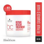 Buy Schwarzkopf Professional Bonacure Repair Rescue Treatment With Arginine Masque 450 ml - Purplle