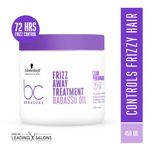 Buy Schwarzkopf Professional Bonacure Frizz Away Treatment With Babassu oil 450 ml - Purplle