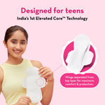 Buy Plush Ultra-Thin Teen Sanitary Pads for Teenage Girls, 12 Pads | Elevated Core™ Technology | Anti-Fold Leak Protection | 240mm Long | 100% Rash-Free | Pure U.S. Cotton Pads | Ideal for All Flow Types - Purplle