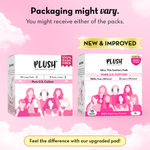 Buy PLUSH Ultra-Thin Extra Large Sanitary Pads for Women, 15 Pcs | For Light-Medium Flow | 2 Panty Liners | 100% Rash-Free | Pure U.S. Cotton Sanitary Napkins - Purplle