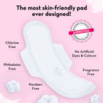 Buy Plush Ultra-Thin Large Sanitary Pads for Women, 15 Pcs | For Light-Medium Flow | 2 Panty Liners | 100% Rash-Free | Pure U.S. Cotton Pads | Affordable Sanitary Pads - Purplle