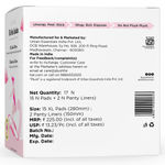 Buy PLUSH Ultra-Thin Extra Large Sanitary Pads for Women, 15 Pcs | For Light-Medium Flow | 2 Panty Liners | 100% Rash-Free | Pure U.S. Cotton Sanitary Napkins - Purplle