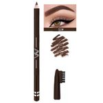 Buy AYA Waterproof Eyebrow Pencil With Brush (Black And Dark Brown) - 2.8 gm - Purplle