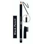 Buy AYA Waterproof Eyebrow Pencil With Brush (Black And Dark Brown) - 2.8 gm - Purplle