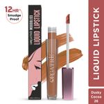 Buy ORGATRE Moodbliss Liquid Lipstick | Long-Lasting, Transfer-Resistant & Hydrating Formula | Vibrant Gloss Finish with Intense Pigmentation | 12-Hour Smudge-Proof | Lightweight & Non-Drying | 4.5 ml, Dusky Cocoa - Purplle