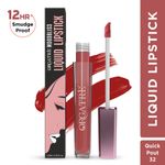 Buy ORGATRE Moodbliss Liquid Lipstick | Long-Lasting, Transfer-Resistant & Hydrating Formula | Vibrant Gloss Finish with Intense Pigmentation | 12-Hour Smudge-Proof | Lightweight & Non-Drying | 4.5 ml, Quick Pout - Purplle