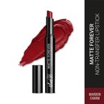 Buy Iba Matte Forever Non-Transfer Lipstick for Women - 07 Maroon Charm | Matte Finish | Highly Pigmented, Smudge-proof & Lightweight | Non-Sticky and Non-Drying | Lip Makeup | 2 gm - Purplle