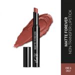 Buy Iba Matte Forever Non-Transfer Lipstick for Women - 10 One & Only | Matte Finish | Highly Pigmented, Smudge-proof & Lightweight | Non-Sticky and Non-Drying | Lip Makeup | 2 gm - Purplle