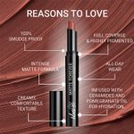 Buy Iba Matte Forever Non-Transfer Lipstick for Women - 10 One & Only | Matte Finish | Highly Pigmented, Smudge-proof & Lightweight | Non-Sticky and Non-Drying | Lip Makeup | 2 gm - Purplle