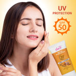 Buy Iba Ubtan Sunscreen SPF 50 PA++++ with Turmeric, Saffron, Sandalwood – 50 gm | For UVA & UVB Protection | For All Skin Types - Purplle