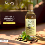 Buy Alps Goodness Castor & Bhringraj Hair Oil | Hair Fall Control | Hair Growth | 300 ml - Purplle
