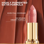 Buy L’Oreal Paris Color Hydrating Riche Satin Lipstick - 630 Beige A Nu, 4.3 gm - Purplle