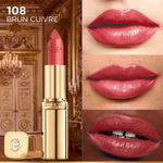 Buy L’Oreal Paris Color Hydrating Riche Satin Lipstick - 108 Bruin Cuirve, 4.3 gm - Purplle
