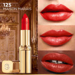 Buy L’Oreal Paris Color Hydrating Riche Satin Lipstick - 125 Maison Marais, 4.3 gm - Purplle