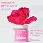 Buy M&U Rose And Hibiscus Moisturizing Clay Mask 100 gm - Purplle