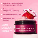 Buy M&U Sugar Rush Berry Foaming Face Scrub 60 gm - Purplle